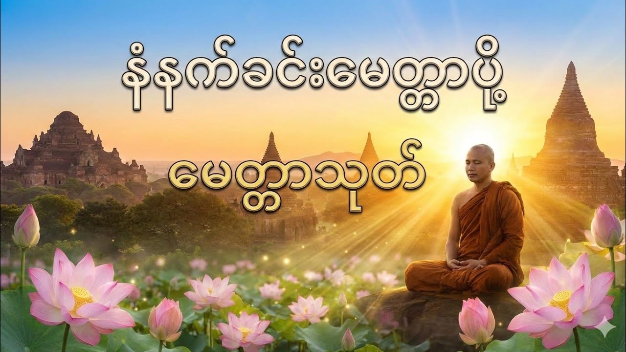 မနက်တိုင်းဖွင့် နံနက်ခင်းမေတ္တာပို့ မေတ္တာသုတ် #တရားတော်များ #နံနက်ခင်းမေတ္တာပို့များ #မေတ္တာသုတ် 🙏🙏