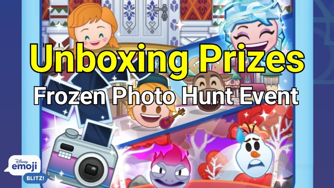 Frozen Photo Hunt Event Prizes (11/2022) - Disney Emoji Blitz