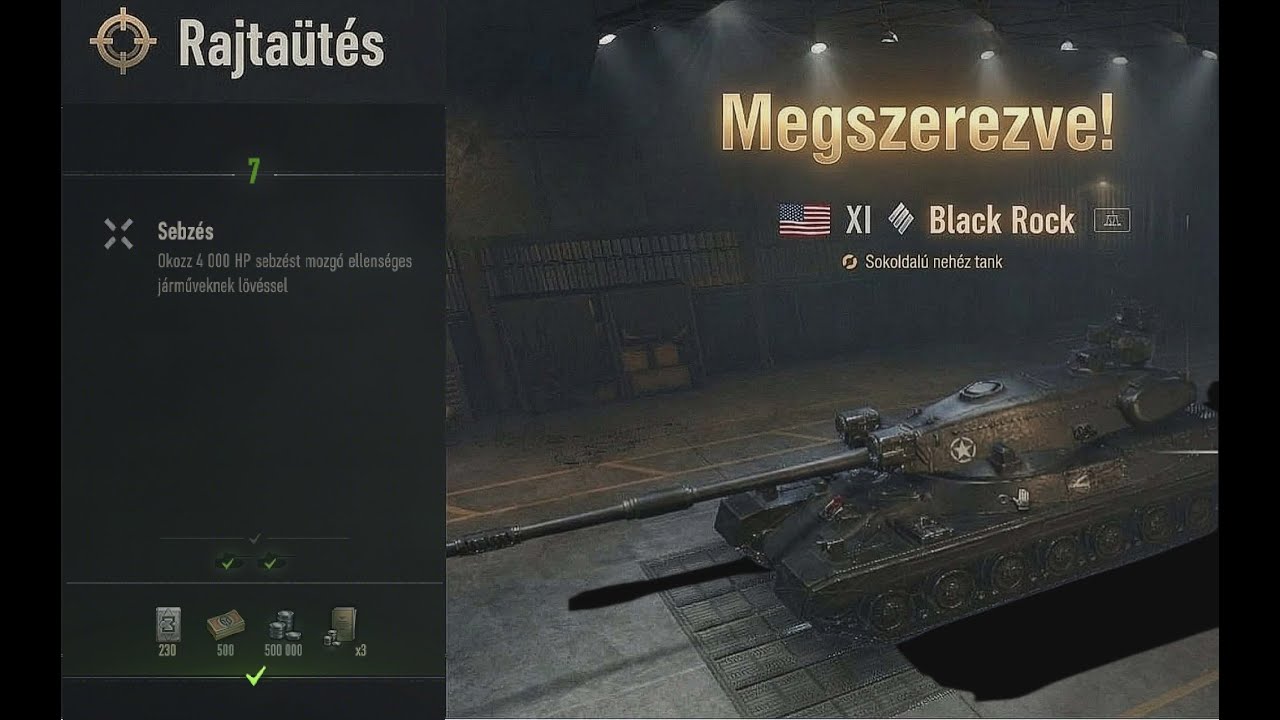 Black Rock Kampány: Rajtaütés-7 ~WORLD OF TANKS~