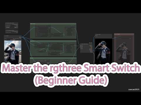 ComfyUI Logic Condition for Beginners: rgthree Any Switch & Fast Group Muter Tutorial