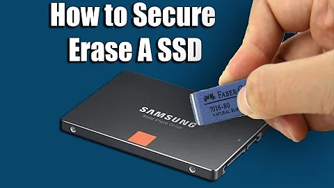 How to Secure Erase A SSD