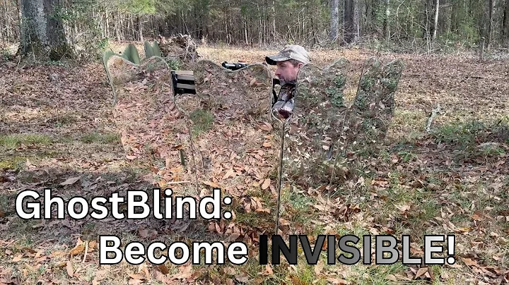 Becoming INVISIBLE to Deer & Turkey? GhostBlind Phantom 35 Bundle Field Test & Review