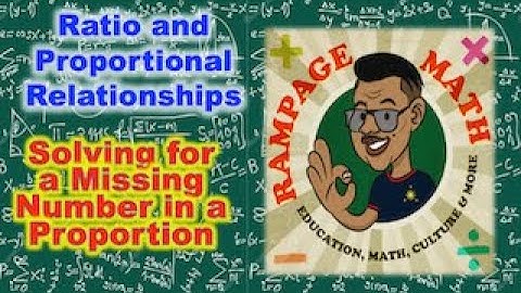 Solving for a Missing Number in a Proportion