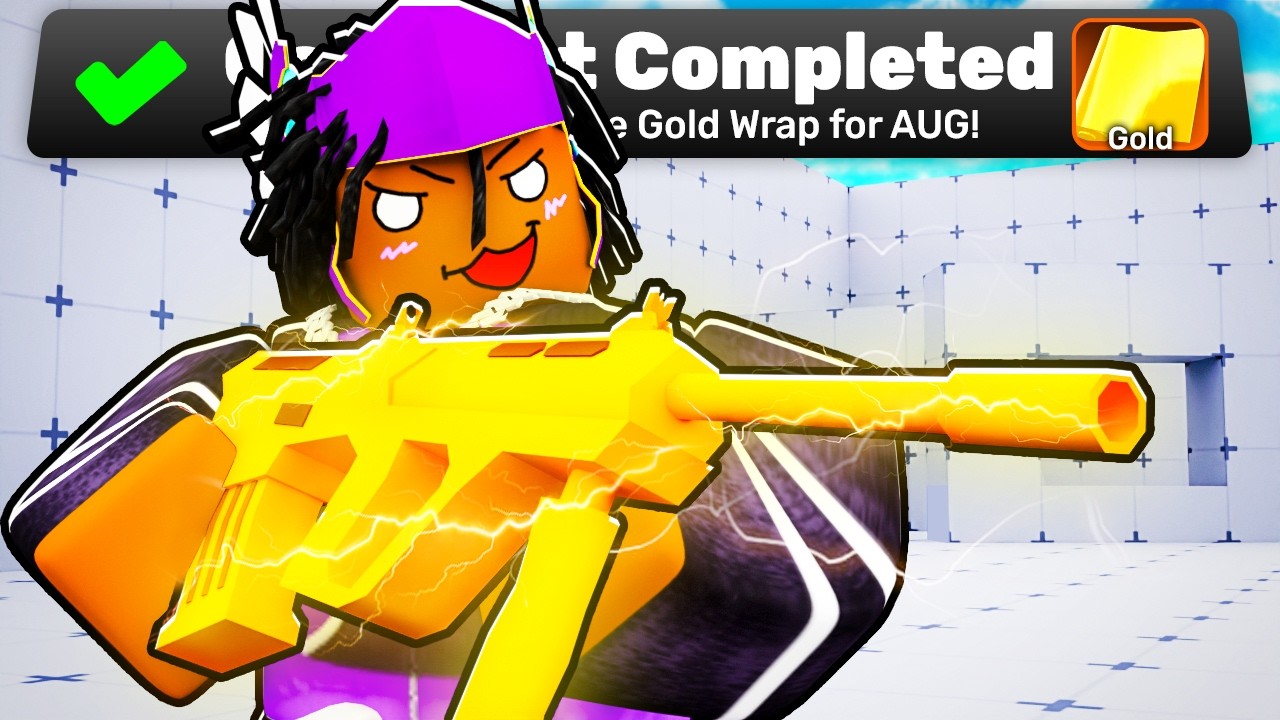 I Unlocked GOLD Wrap In Roblox Rivals..