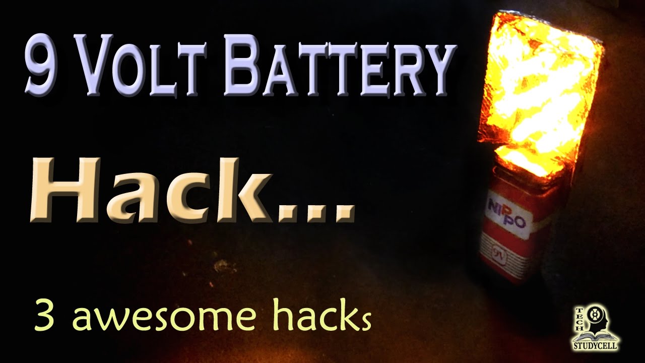 Best Life Hacks From 9 Volt Battery V Video Best Life Hacks From 9 Volt Battery V Video