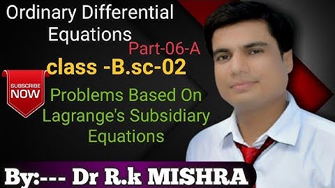 Problems Based On Lagrange