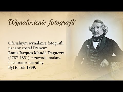 HISTORIA FOTOGRAFII - prezentacja z lektorem