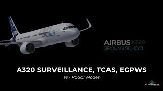 A320 Surveillance, TCAS, EGPWS - WX Radar Modes