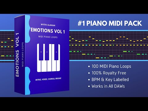 Emotional Piano Loops | MIDI Pack | Royalty Free - YouTube
