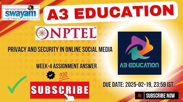 NPTEL Privacy and Security in Online Social Media Week 4 Assignment 4 Answers Solution | 2025 - Jan