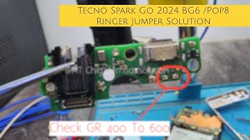 ⭕️ Tecno Spark Go 2024 Ringer Jumper Solution || Tecno Pop 8 Ringer Jumper Solution ⭕️