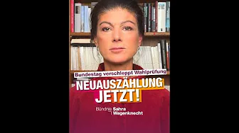 Bundestag verschleppt Wahlprüfung: Neuauszählung jetzt!