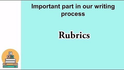 Writing Rubrics - Part 1 | Artjanml Ed