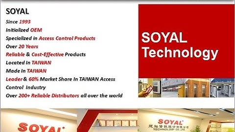 C01003-EN_【SOYAL】《Company Introduction》Company Profile