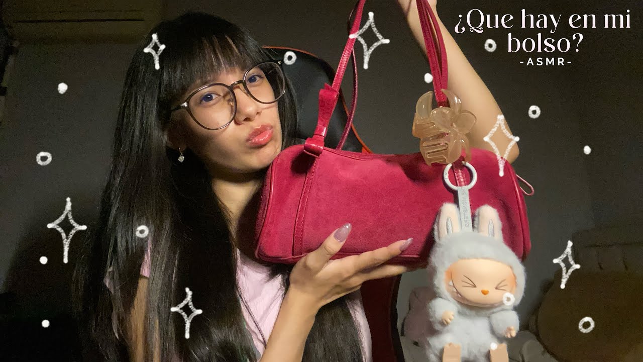 ⋆˙⟡ - ASMR ¿Que hay en mi bolso? 👜 ⋆.˚