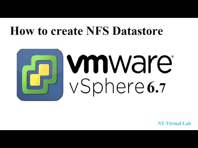 How to Create a VMware NFS Datastore - Thrifty Admin