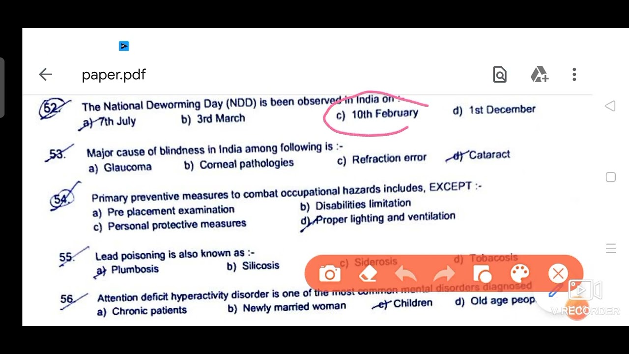 rajsthan CCH paper  answer key 2022| complete solved paper|
