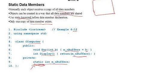 C++ for C programmers (Chapter 4 Unit 8)