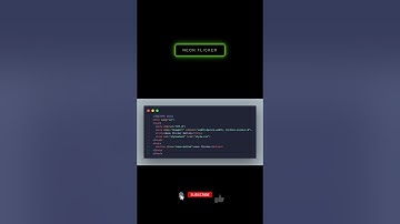 Neon Flicker Button. Source Code Link in Bio📌#cssanimation #htmlcss  #csstricks #webdevelopment