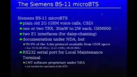 25C3 - running your own gsm network