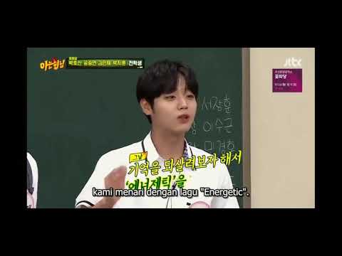 [INDO SUB] Park Jihoon Talk About WANNA ONE 2nd Anniversary on Knowing Bros Episode 195