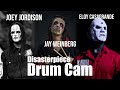 Joey Jordison x Jay Weinberg x Eloy Casagrande - disasterpiece - drum cam comparison.