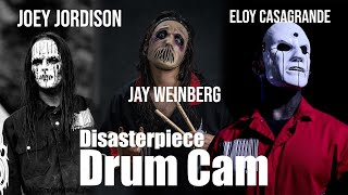 Joey Jordison x Jay Weinberg x Eloy Casagrande - disasterpiece - drum cam comparison.