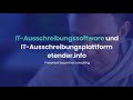 IT-Ausschreibungssoftware: Softwareauswahl und IT-Ausschreibungen einfach digital durchführen