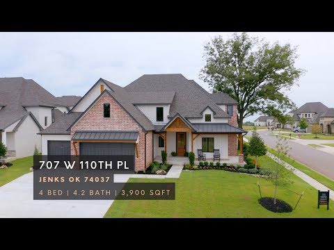 707 W 110th Pl, Jenks, OK home video tour