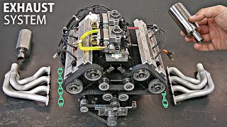 1/4 SCALE V8 Engine Gets TUBULAR Exhaust System! by JohnnyQ90 457,512 views 10 months ago 7 minutes, 41 seconds