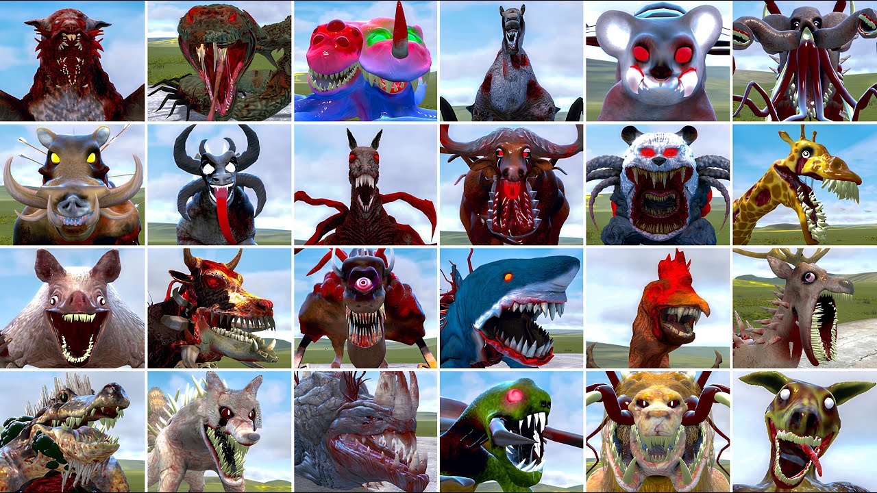 NEW ALL ZOOCHOSIS MUTANT ANIMALS In Garry's Mod!
