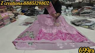 Beautiful latest rayon catalogue designer prints😍👌...single pc 🚚 available all over 🇮🇳!!limited pcs👌