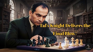 Tal’s Brilliant Coordination Ends with a Stunning Knight Checkmate