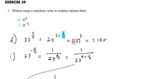 IB SL Math Topic 1 2 4 2 Fractional Indicies