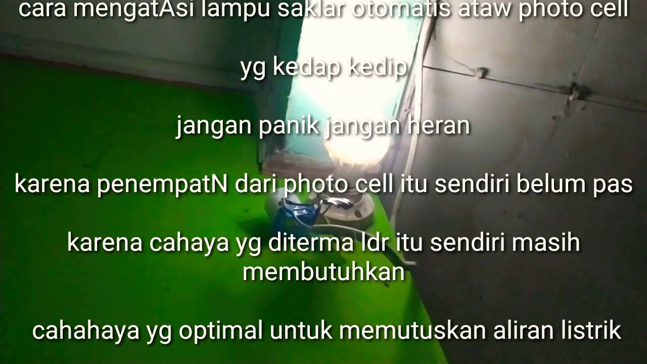 🔴Cara mengatasi photo controls lampu yg berkedip💡 