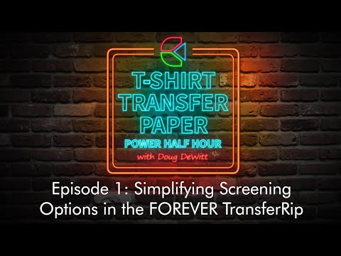 TTPPHH Episode #1: Simplifying Screening Options in the FOREVER TransferRIP