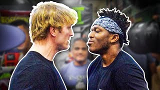 LOGAN PAUL AND JAKE PAUL VS KSI FIGHT FOOTAGE  E3! (UNSEEN!)