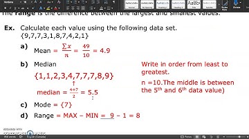 MAP4C - 4.0 - Statistical Literacy - INTRO - VIDEO
