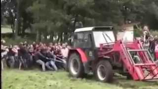 Mensch vs. Traktor
