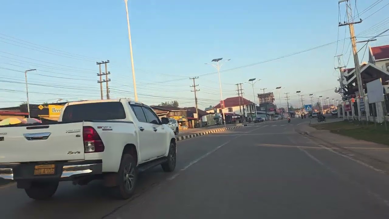#travel #laos #Vientiane ພາເລາະເສັ້ນທາງເຂດເມືອງນາຊາຍທອງ,ນະຄອນຫຼວງວຽງຈັນ