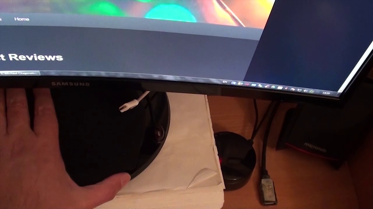 samsung curved display unboxing and review YouTube