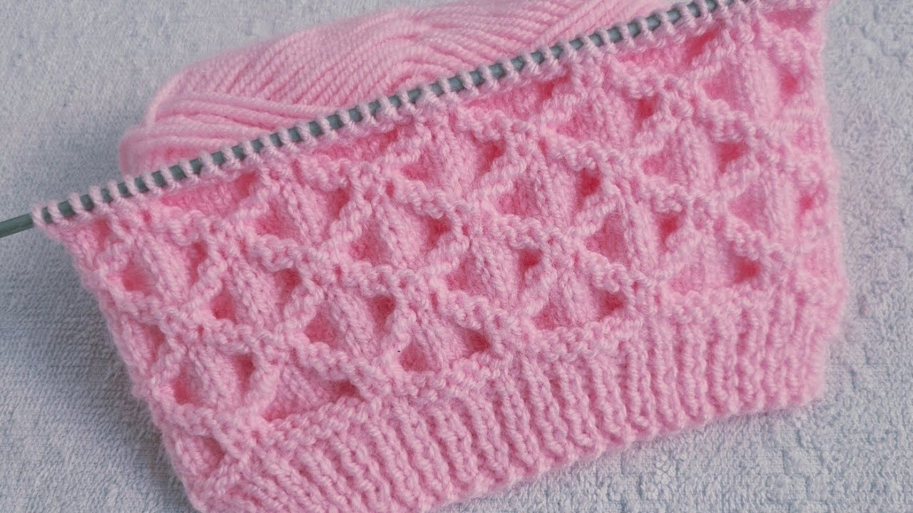 @ قناة تعليم تريكووالكروشيه#تريكو#Triku#غرزة معينات اوخلية النحل لعمل /جاكيت قبعة سكارف بطانية اطفال