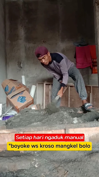 inpo tukang ngaduk semen #seputarbangunan