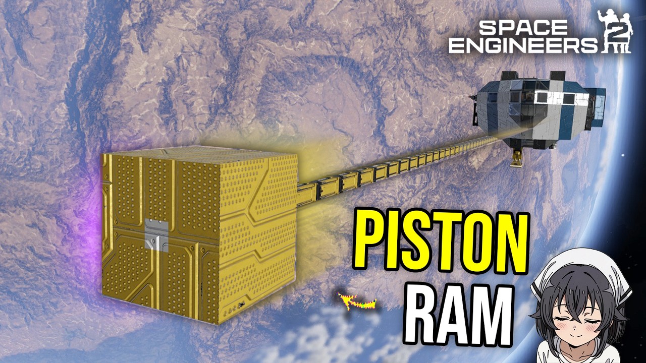 Space Engineers 2 High Speed Piston Hammer Test - YouTube
