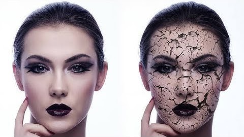 how to create realistic cracked skin using photoshop | create realistic skin texture in photoshop