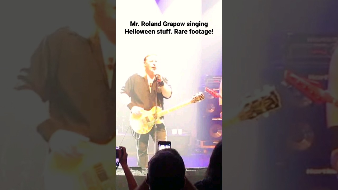 Roland Grapow live on his tour (2019) playing classics of Helloween and Masterplan