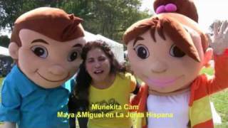 La Munekita junto a Maya & Miguel en La Junta Hispana 2008