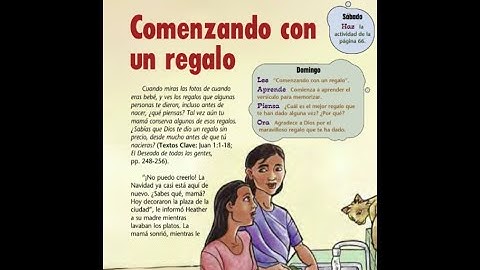 Lección 9 Intermediarios 4 trimestre 2025, Comenzando con un regalo