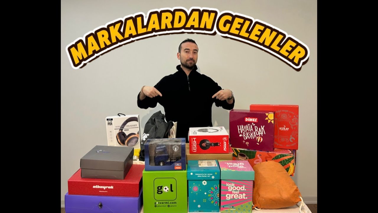 MARKALARDAN GELEN KUTULARI AÇIYORUZ.
