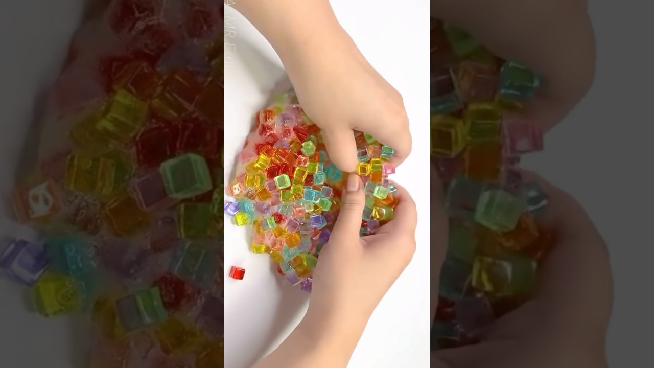 Rainbow Cube Slime 🌈😍 